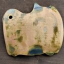 Mydelniczka ceramiczna handmade bez otworów odpływowych - zielona
