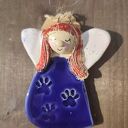 Ceramiczny aniołek maluszek - ręcznie wykonana dekoracja