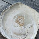 Ręcznie robiony talerz ceramiczny obiadowy 28,5 cm