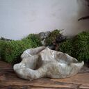 Nieregularna, organiczna miseczka z przegródkami - Piaskowa ceramika handmade