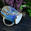 Duży ręcznie robiony kubek ceramiczny z koniem - Opal 400 ml