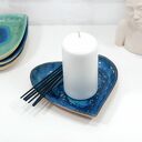 Ceramiczna misa/patera turkusowa do biżuterii - sypialnia, kuchnia i łazienka