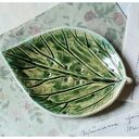 Mydelniczka butelkowy listek - ceramiczny handmade do Twojej łazienki