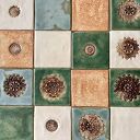 Zestaw kafli Mandala - ręcznie robiony panel ścienny 48x48 cm