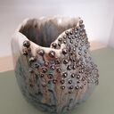 Zestaw dwóch wazonów "Deszcz meteorów" (ceramika handmade)
