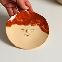 Ceramiczny talerzyk na biżuterię Twarz Rudzielec