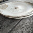Ręcznie robione talerze ślubne z ceramiki 29 cm