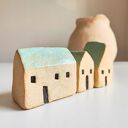 Ceramiczne domki 3 sztuki