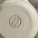 Duży kubek ceramiczny na herbatę 400 ml z ptaszkiem