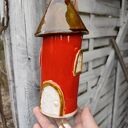 domek ceramiczny dzwonek