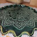 Talerz ceramiczny na ciasteczka 25 cm - ręcznie robione rękodzieło