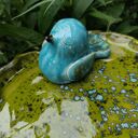 Poidło ceramiczne do ogrodu - ptaszki (rękodzieło)