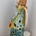 Anioł ceramiczny lampion - prezent na Chrzest