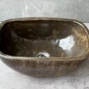 Ręcznie wykonana umywalka ceramiczna w stylu rustykalnym