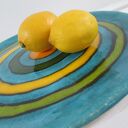 zakręcona patera ceramiczna