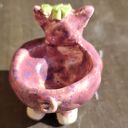 Świnka ceramiczna na biżuterię