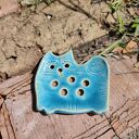 Ceramiczna mydelniczka Kot Psotek