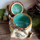 Ceramiczny Troll - czarka, cukiernica i pojemnik 380 ml