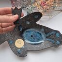 Ceramiczna mydelniczka Żaba - handmade dekoracja do łazienki