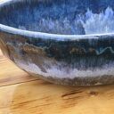 Owalna umywalka ceramiczna Głębia Oceanu