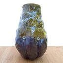 Ceramiczny wazon „Koronkowy Bufon” - unikat na domowe kwiaty