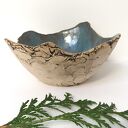 Artystyczna miska ceramiczna „Jak skała” - dekoracja na stół i do codziennego użytku
