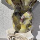 Kolorowy wazon ceramiczny handmade