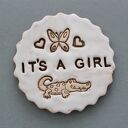 IT'S A GIRL - magnes ceramiczny