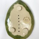 Ceramiczna mydelniczka ręcznie robiona „Pastelowy liść”