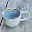 Kubek ceramiczny kawowy 200 ml „Spokój” - ręcznie toczony