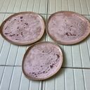 Komplet talerzy "W różu"