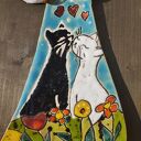 Ręcznie lepiony anioł ceramiczny - wyjątkowa pamiątka na Chrzest, Komunię i Ślub