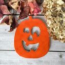 Ręcznie wykonana dynia na Halloween z ceramiki BADURA