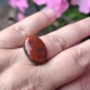 Pierścionek ceramiczny handmade z regulowaną obrączką