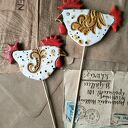 Kurki nakrapiane na piku - wielkanocna ceramika handmade do kuchni