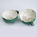 Ceramiczna duża filiżanka kubek z figurką kota