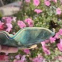 Ręcznie wykonana turkusowa miseczka ceramiczna