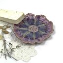 Ręcznie robiona ceramiczna mydelniczka „Fiołek”