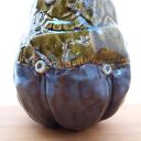 Ceramiczny wazon „Koronkowy Bufon” - unikat na domowe kwiaty