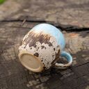 Duży kubek kamionkowy - z wielorybem/waleniem - Malediwy - ok 390 ml II