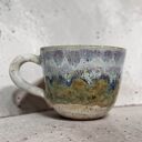 Ceramiczna filiżanka artystyczna - ręcznie dopieszczana boho ceramika