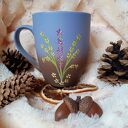 Kubek Szarak-Ona 300 ml - ręcznie malowana porcelana