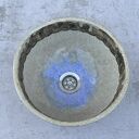 Umywalka ceramiczna z koronką w środku - ręcznie robiona nablatowa