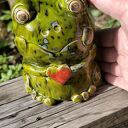 Skarbonka ceramiczna Żaba - prezent dla niej z rękodzieła