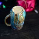 Handmade duzy kubek kamionkowy z koniem| opal | 510 ml