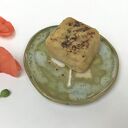 Ceramiczna mydelniczka „W zieleni”