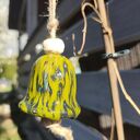 Ceramiczny dzwonek - dekoracja na balkon i ogród