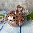 Ażurowa dynia - szkatułka ceramiczna na biżuterię