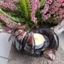 Ceramiczna dłoń - halloweenowa podstawka pod świecę