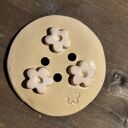 Ceramiczna mydelniczka z lawendą do łazienki